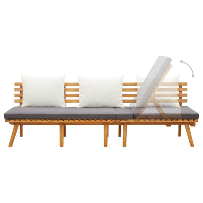 Zahradní Denní Postel 200X65 Cm Masivní Akáciové Dřevo