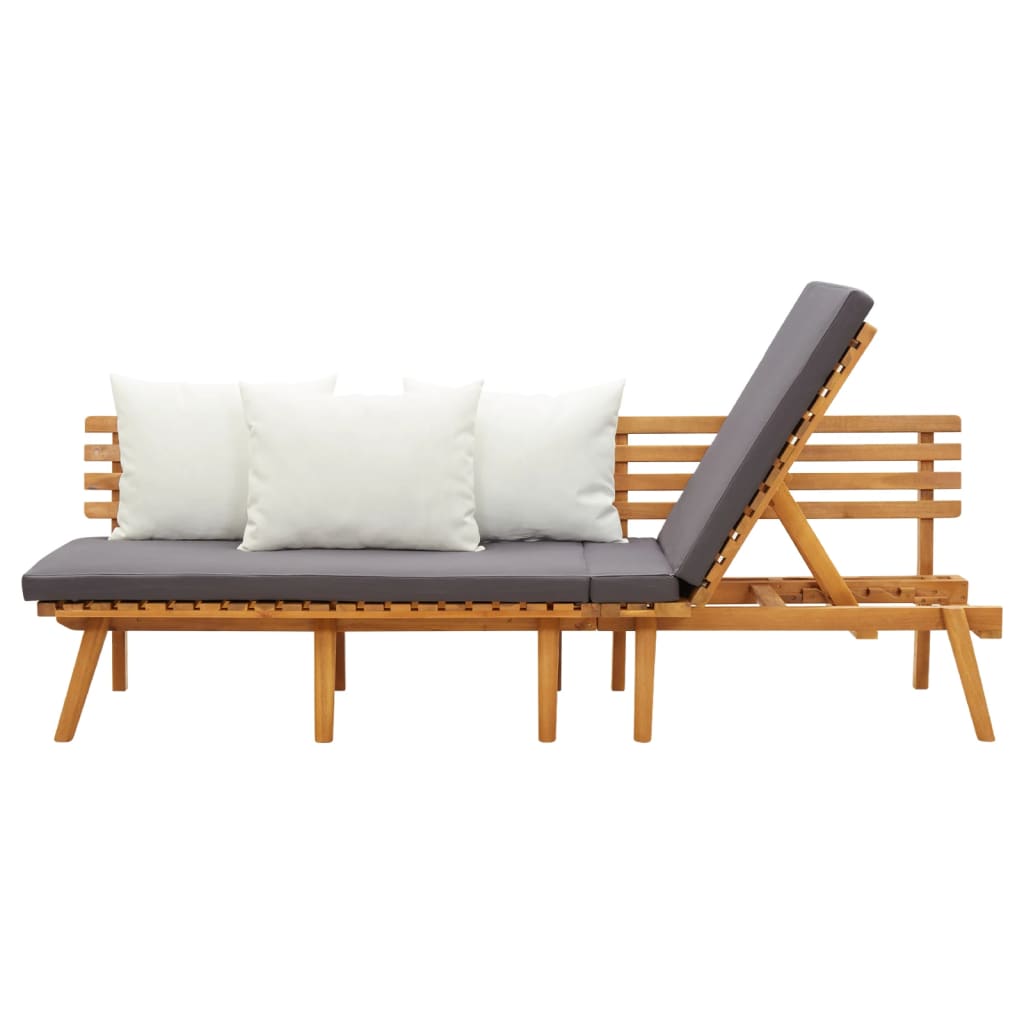 Zahradní Denní Postel 200X65 Cm Masivní Akáciové Dřevo