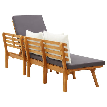 Zahradní Denní Postel 200X65 Cm Masivní Akáciové Dřevo