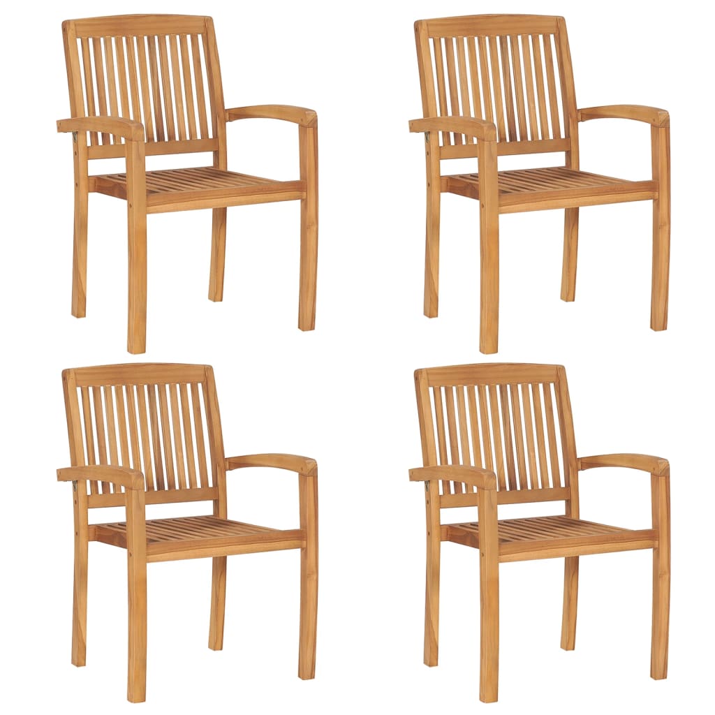 5Dílný Zahradní Jídelní Set Masivní Teakové Dřevo