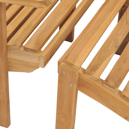 Zahradní Židle Adirondack S Podnožkami 2 Ks Masivní Teak