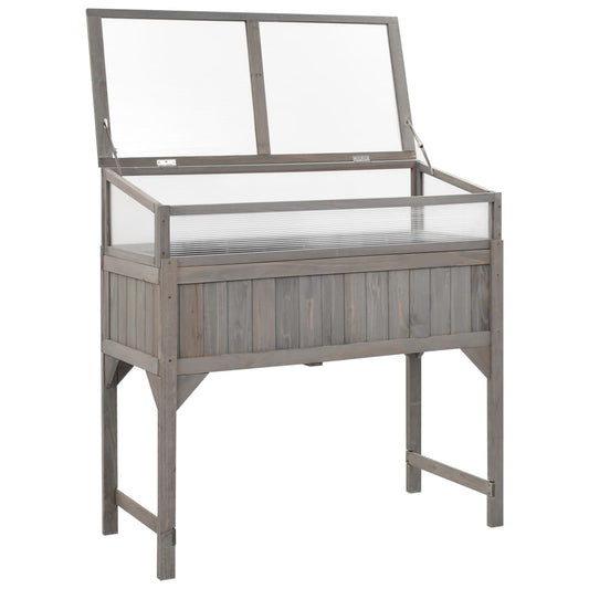 Vyvýšený Záhon S Pařeništěm 110 X 54 X 120 Cm Masivní Jedle