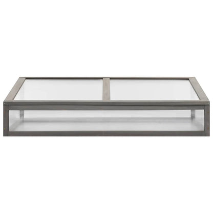 Vyvýšený Záhon S Pařeništěm 110 X 54 X 120 Cm Masivní Jedle