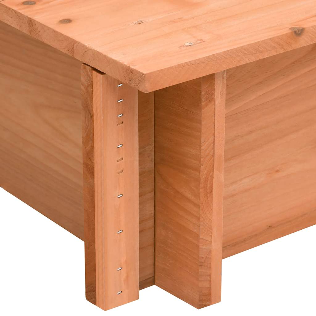 Pískoviště Se Stříškou Jedlové Dřevo 112 X 112 X 112 Cm