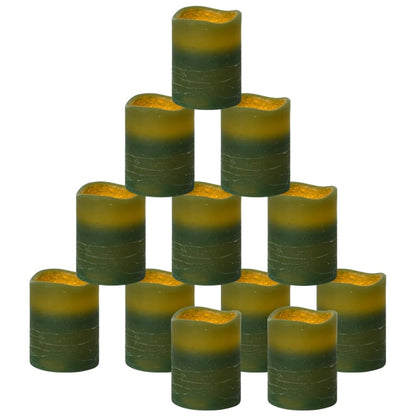 Bezplamenné Led Svíčky 24 Ks S Dálkovým Ovládáním Teplé Bílé