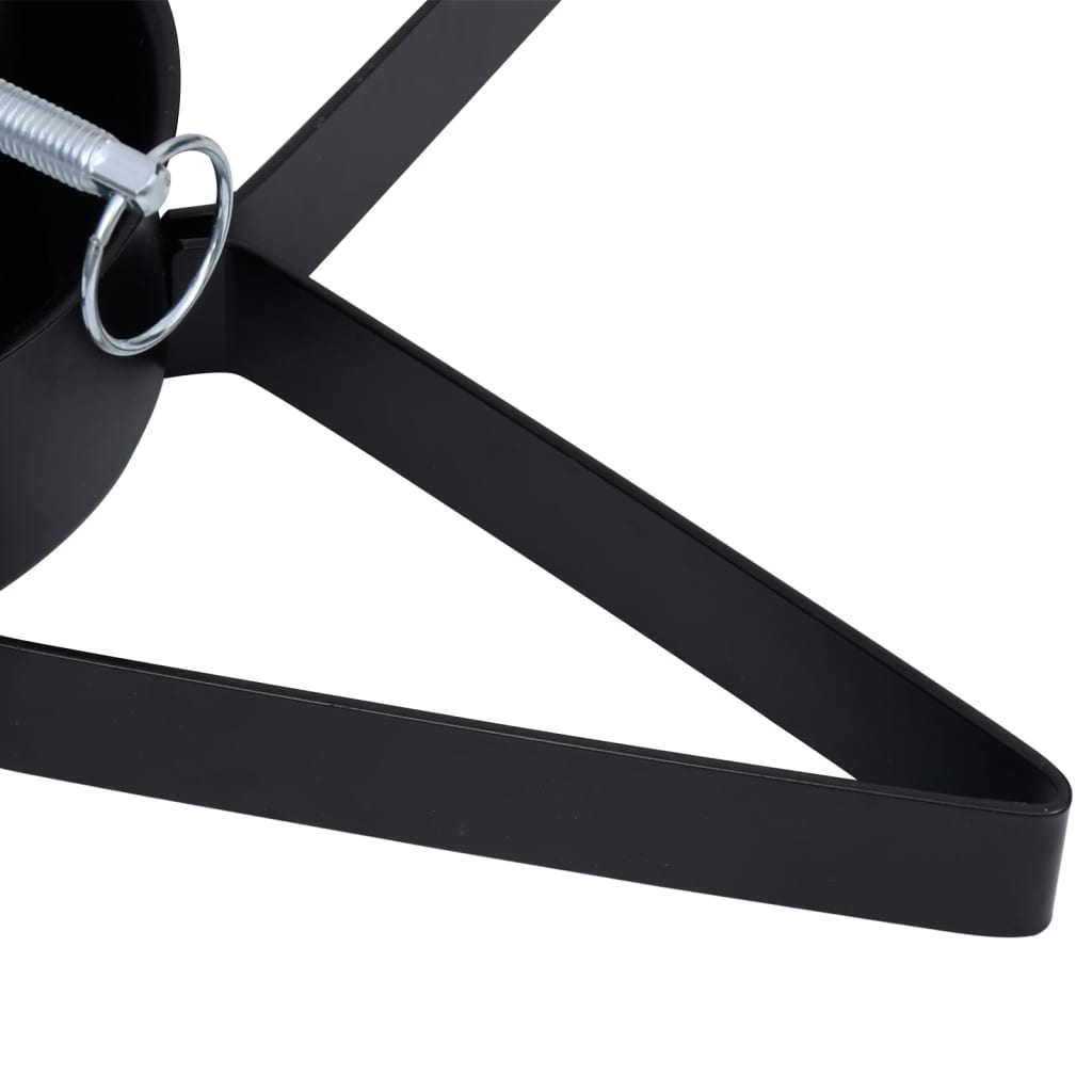 Stojan Na Vánoční Stromek Černý 47 X 47 X 13,5 Cm