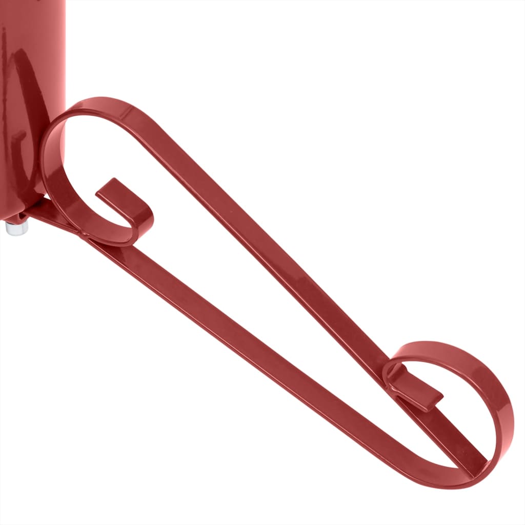 Stojan Na Vánoční Stromek Červený 58 X 58 X 21 Cm