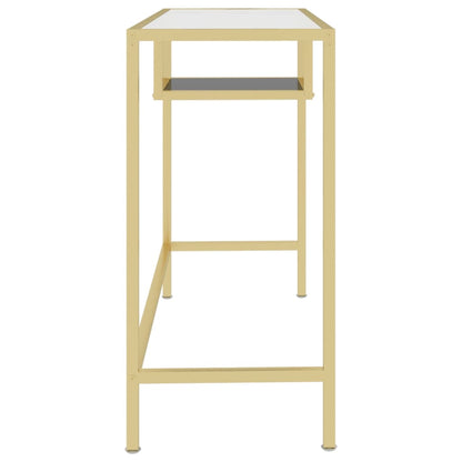 Pc Stůl Průhledný 100 X 36 X 74 Cm Tvrzené Sklo