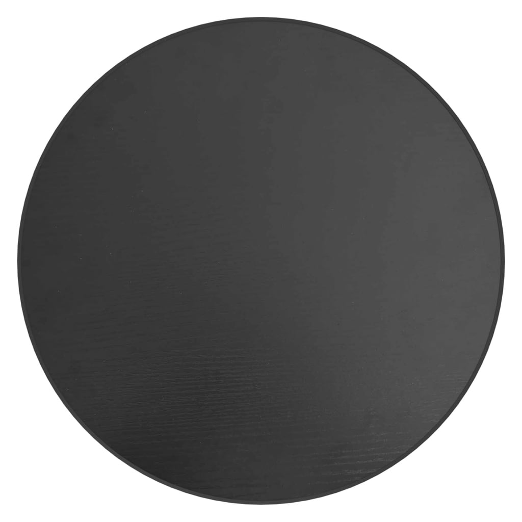 Čajový Stolek Černý Ø 35 Cm Mdf