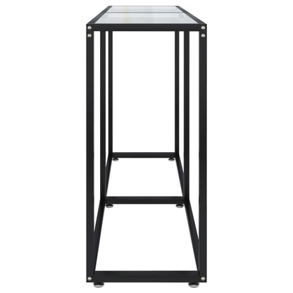 Konzolový Stolek Průhledný 140 X 35 X 75,5 Cm Tvrzené Sklo