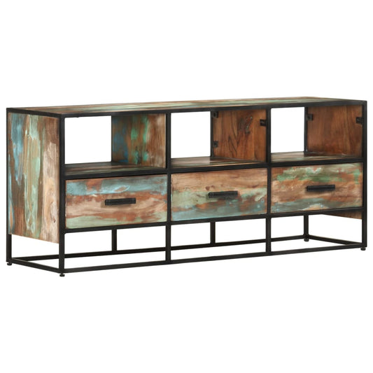 Tv Stolek 110 X 30 X 45 Cm Masivní Recyklované Dřevo