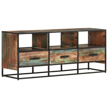 Tv Stolek 110 X 30 X 45 Cm Masivní Recyklované Dřevo