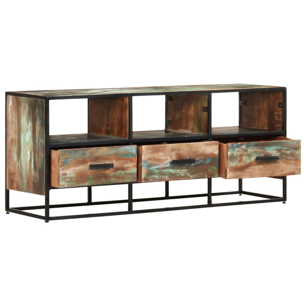 Tv Stolek 110 X 30 X 45 Cm Masivní Recyklované Dřevo