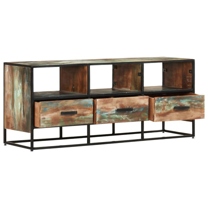 Tv Stolek 110 X 30 X 45 Cm Masivní Recyklované Dřevo