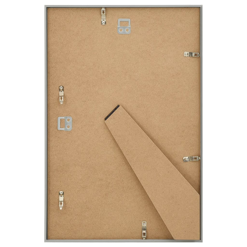 Fotorámečky Koláž 3 Ks Na Zeď Nebo Stůl Stříbrné Mdf