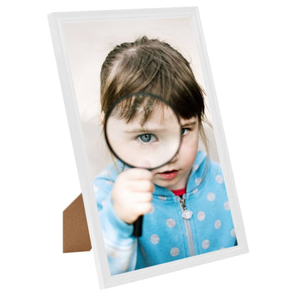 Fotorámečky Koláž 5 Ks Na Stůl Bílé 21 X 29,7 Cm Mdf