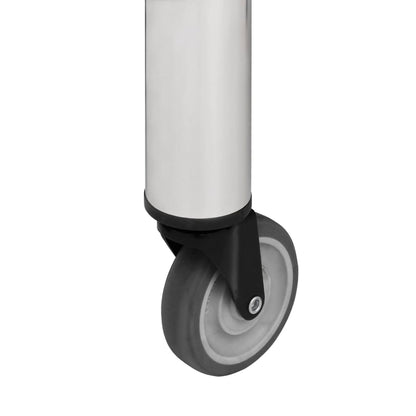 Kuchyňský Pracovní Stůl S Kolečky Nerezová Ocel