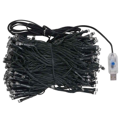Umělý Vánoční Stromek S Led A Sadou Koulí Bílý 120 Cm