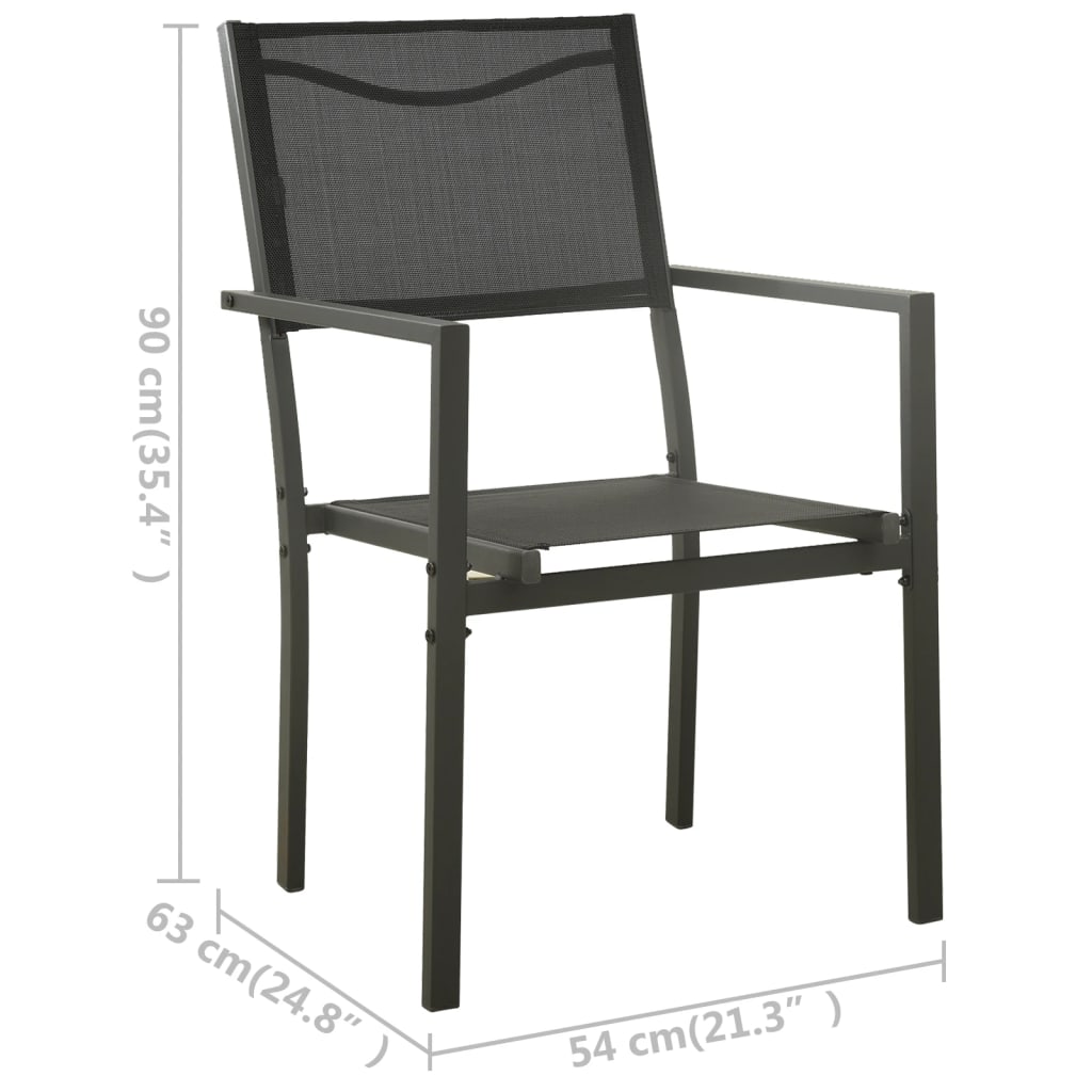5Dílný Zahradní Jídelní Set Ocel