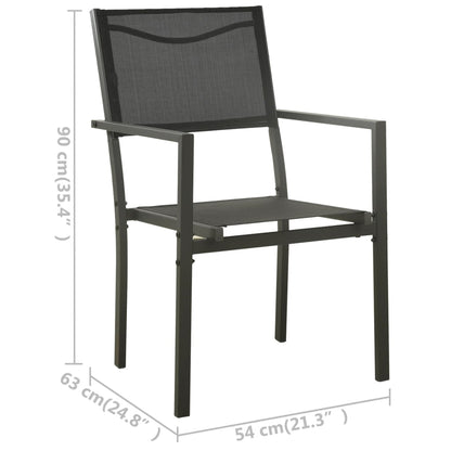 5Dílný Zahradní Jídelní Set Ocel