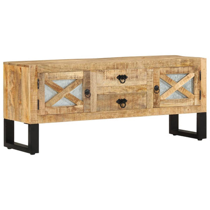 Tv Stolek 110 X 30 X 45 Cm Hrubé Mangovníkové Dřevo