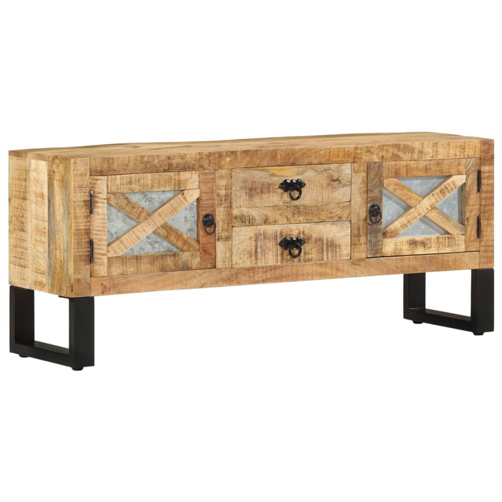 Tv Stolek 110 X 30 X 45 Cm Hrubé Mangovníkové Dřevo