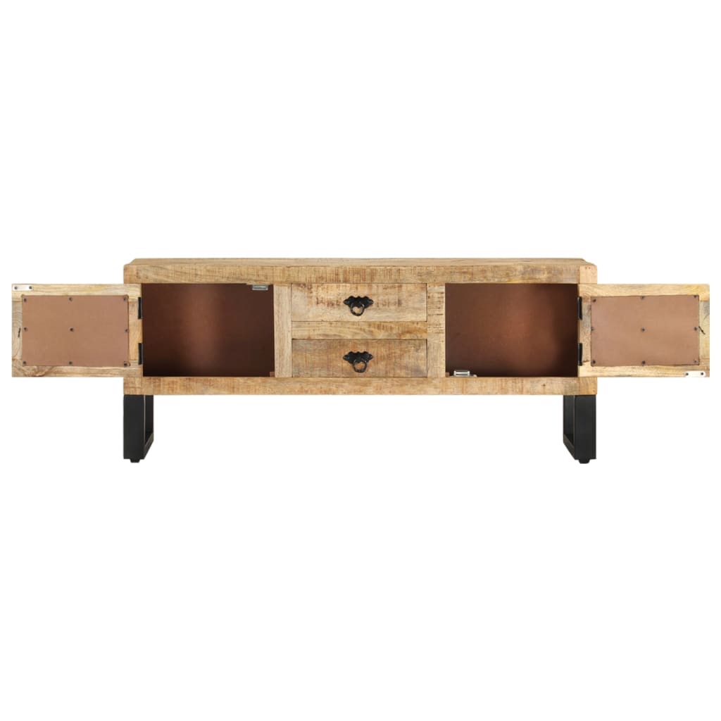 Tv Stolek 110 X 30 X 45 Cm Hrubé Mangovníkové Dřevo