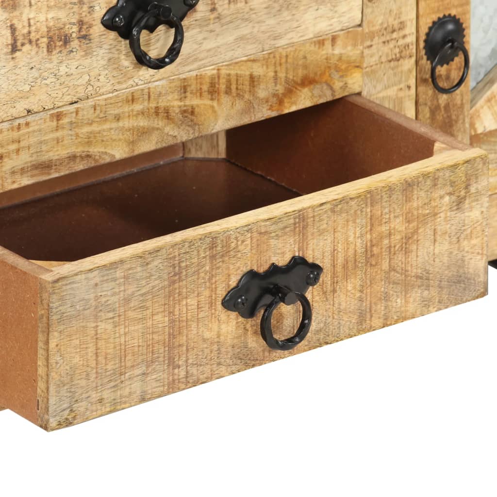 Tv Stolek 110 X 30 X 45 Cm Hrubé Mangovníkové Dřevo