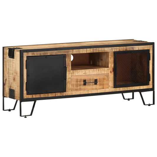 Tv Stolek 110 X 31 X 46 Cm Hrubé Mangovníkové Dřevo