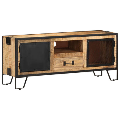 Tv Stolek 110 X 31 X 46 Cm Hrubé Mangovníkové Dřevo