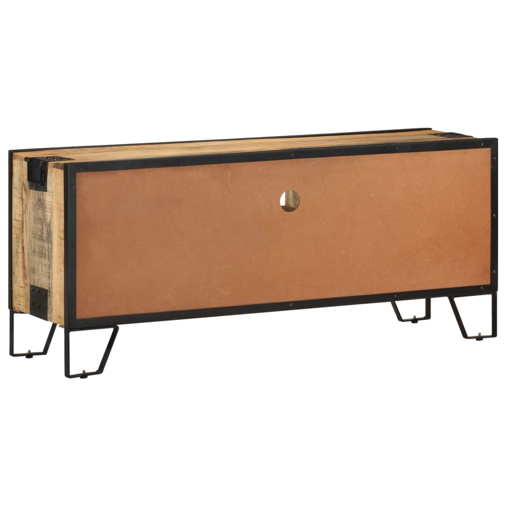 Tv Stolek 110 X 31 X 46 Cm Hrubé Mangovníkové Dřevo