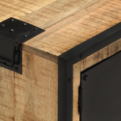 Tv Stolek 110 X 31 X 46 Cm Hrubé Mangovníkové Dřevo