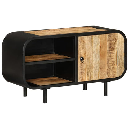 Tv Stolek 90 X 30 X 48 Cm Hrubé Mangovníkové Dřevo