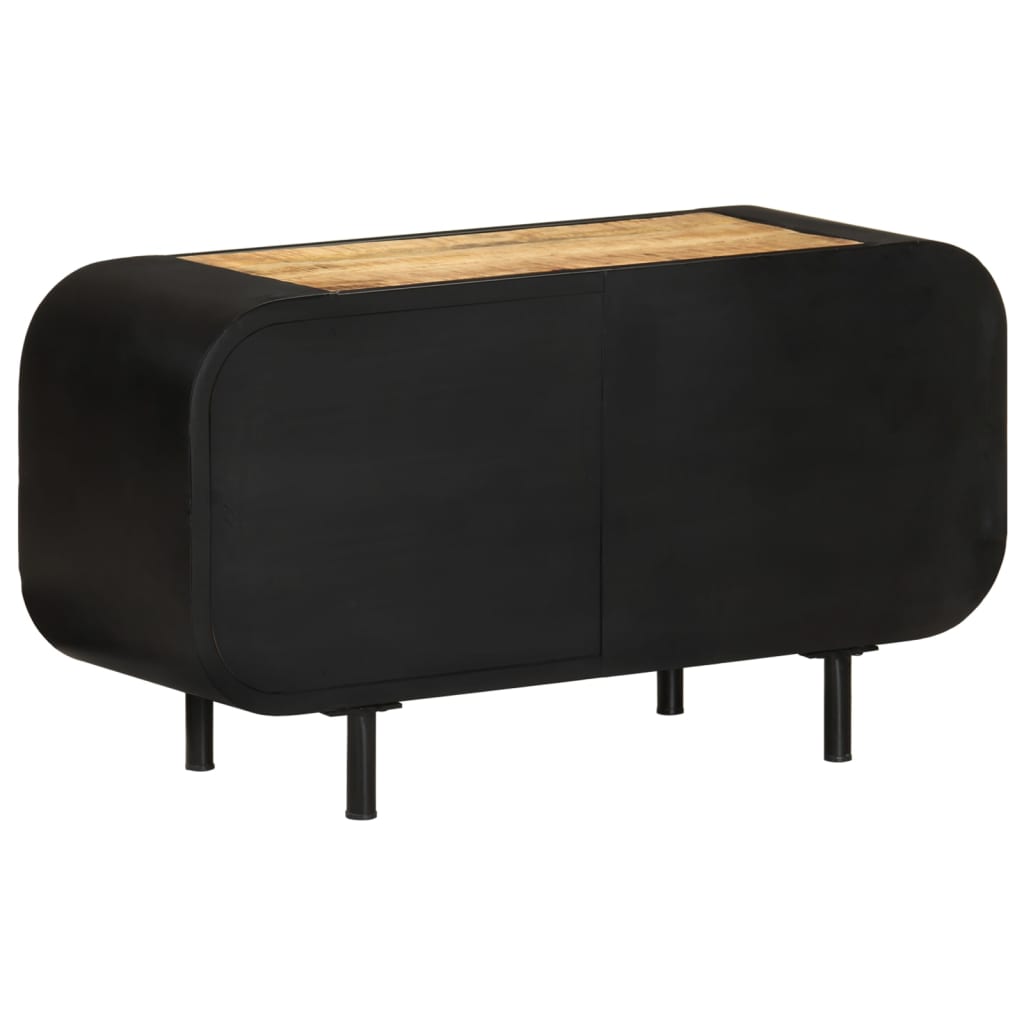 Tv Stolek 90 X 30 X 48 Cm Hrubé Mangovníkové Dřevo