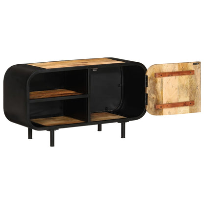 Tv Stolek 90 X 30 X 48 Cm Hrubé Mangovníkové Dřevo