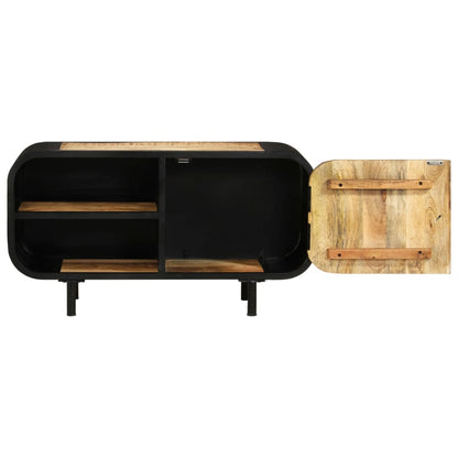 Tv Stolek 90 X 30 X 48 Cm Hrubé Mangovníkové Dřevo