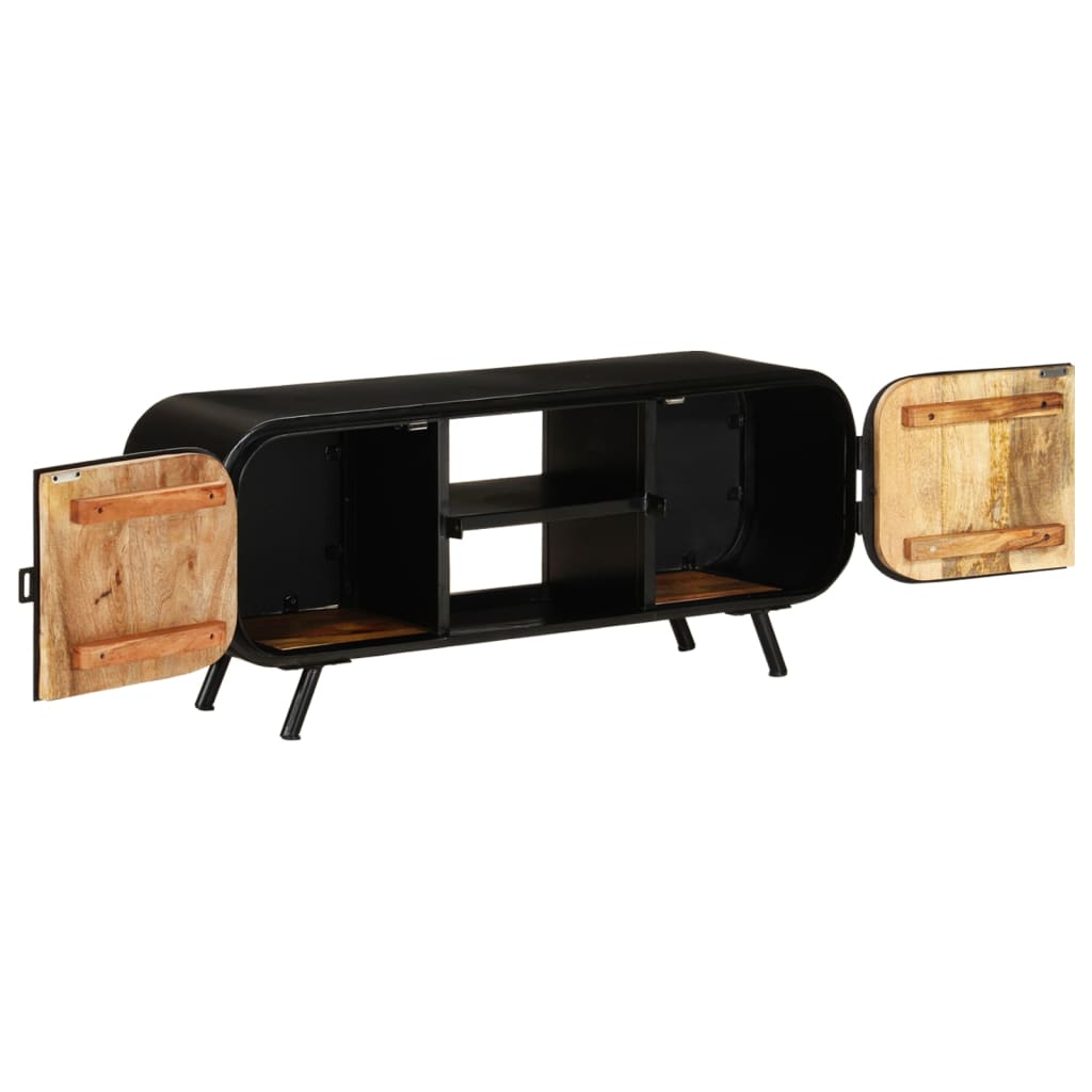 Tv Stolek 110 X 30 X 45 Cm Hrubé Mangovníkové Dřevo