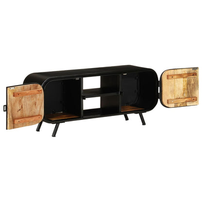 Tv Stolek 110 X 30 X 45 Cm Hrubé Mangovníkové Dřevo