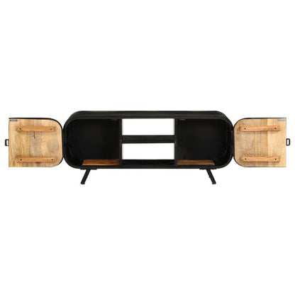 Tv Stolek 110 X 30 X 45 Cm Hrubé Mangovníkové Dřevo