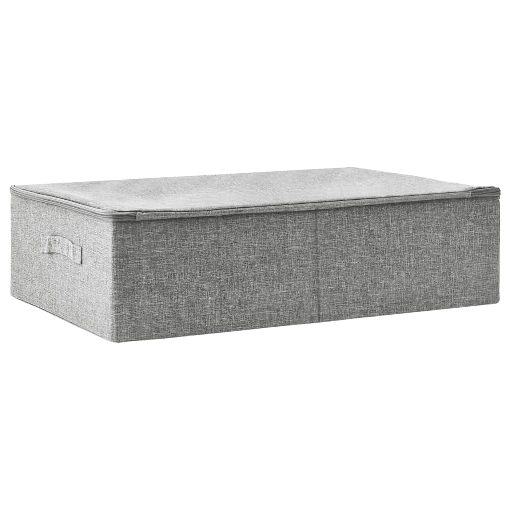 Úložný Box Textil 70 X 40 X 18 Cm Šedý