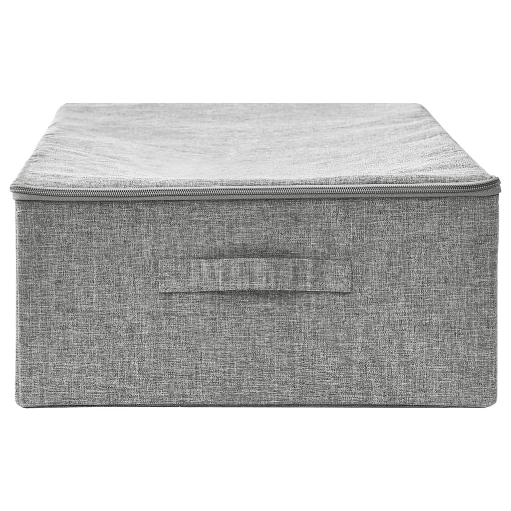 Úložný Box Textil 70 X 40 X 18 Cm Šedý