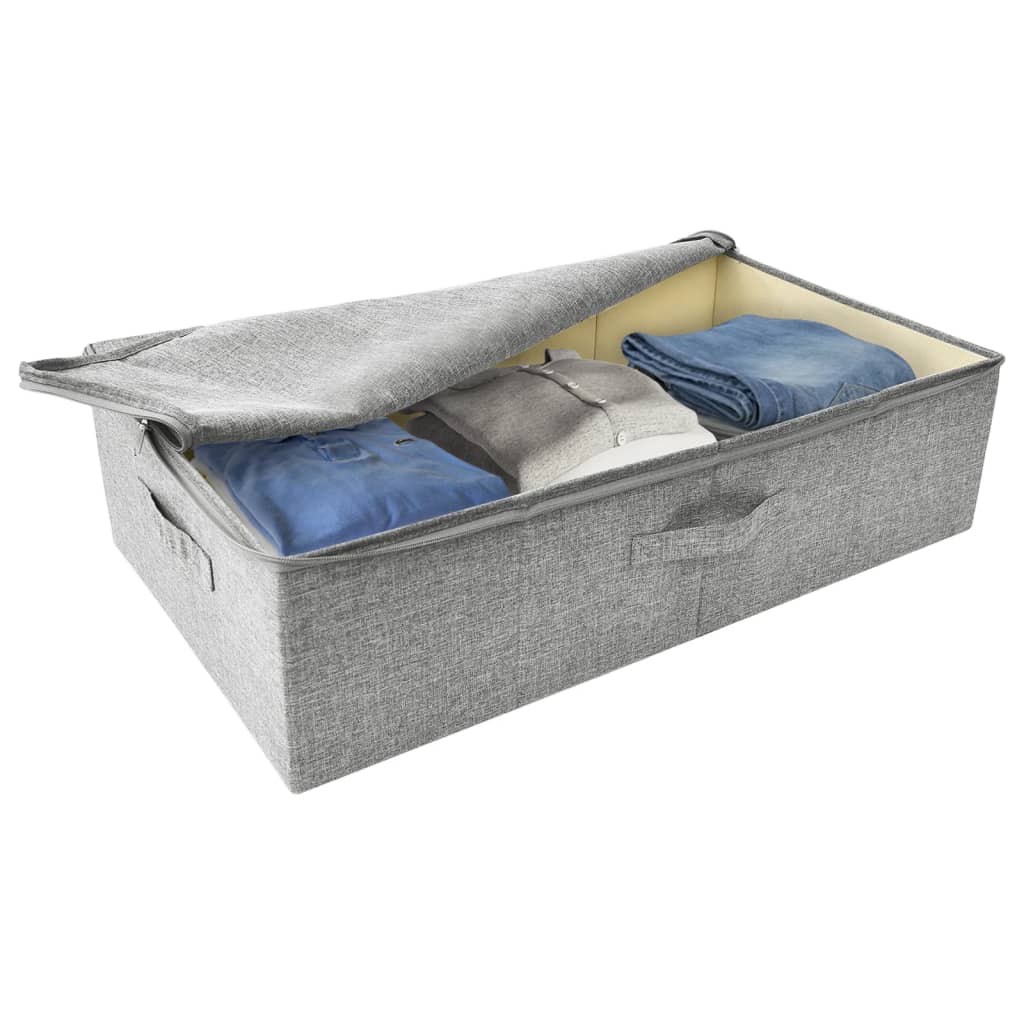 Úložný Box Textil 70 X 40 X 18 Cm Šedý