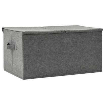 Úložný Box Textil 50 X 30 X 25 Cm Antracitový