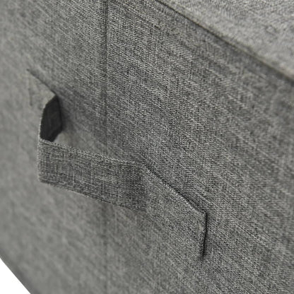 Úložný Box Textil 50 X 30 X 25 Cm Antracitový