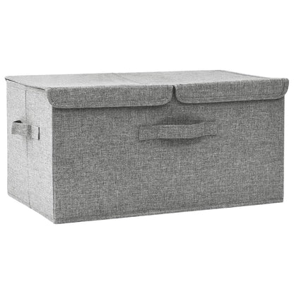 Úložný Box Textil 50 X 30 X 25 Cm Šedý