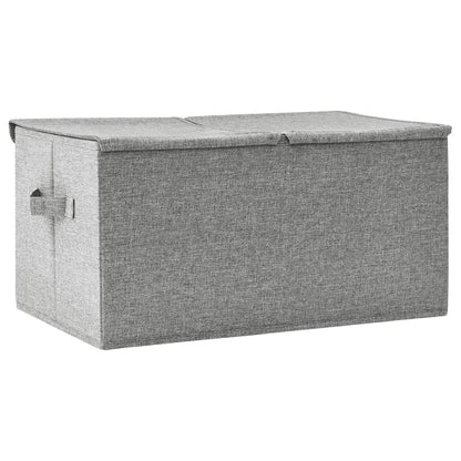 Úložný Box Textil 50 X 30 X 25 Cm Šedý
