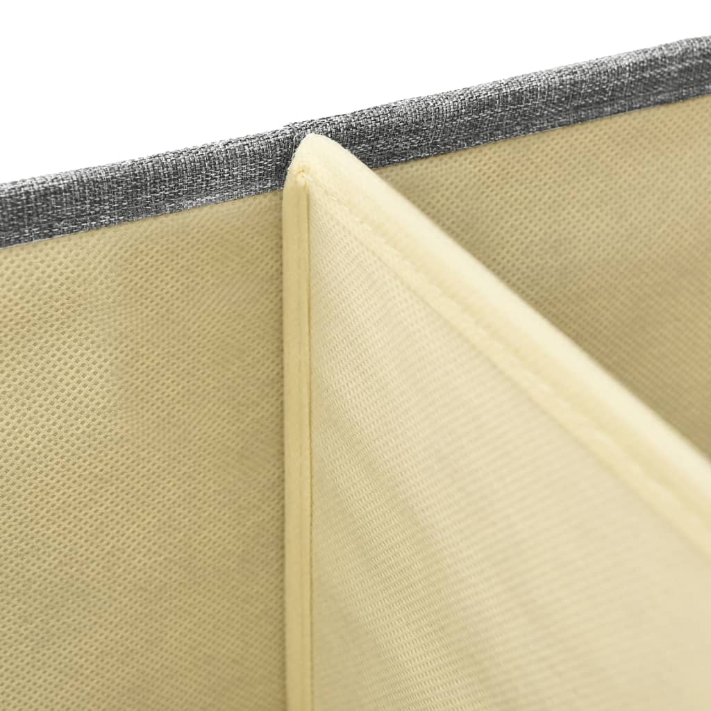 Úložný Box Textil 50 X 30 X 25 Cm Šedý