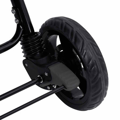 Tandemový Dvojitý Kočárek Tmavě Šedý Ocel