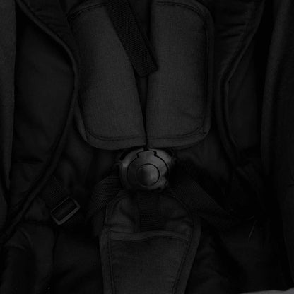 Dětský Kočárek Antracitový Ocel