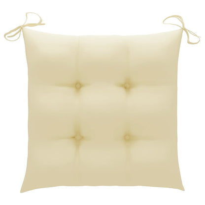 Zahradní Židle S Poduškami 8 Ks Masivní Akáciové Dřevo
